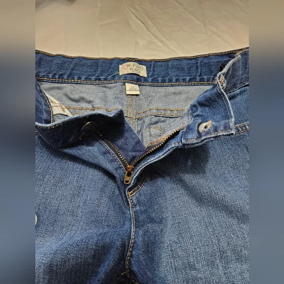 Children's Place Girl's  Denim Jean Shorts Size 12 #G-09 - Picture 4 of 8